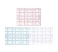 INOOMP Foot Mats Comfortable and Prevents Pet Feet with Fixed Buckle for Cage 3pc Suitable for Chinchillas and in Living Room or Cage