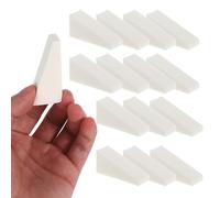 INOOMP Foundation and Blush Triangle Cosmetic Makeup Wedges 40Pcs Mini Sponges, Reusable and Compact for-The-Go Face Painting and Precise Nail Art