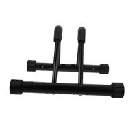 INOOMP Freestanding Bike Rack Thickened Upright Vertical Bicycle Stand for Road and Mountain Bikes Garage Home Outdoor Storage Holder Easy No-tool Installation Stable Parking