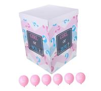 INOOMP Gender Reveal Balloon Boxes Set with Pink Confetti Balloons for Shower for Boy Girl Party Celebration