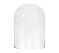 INOOMP Glass Dome for Mechanical Tabletop Clock and Antique Clock, Dustproof High Transparency Display Cover Made of Glass, for Mantelpiece Displays and Private Collector's Studies