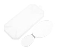 INOOMP Glass Foot File Callus Remover Nano Glass Scrubber Tool with Storage Box for Dead Skin Removal on Wet and Dry Feet Portable for Men and Women