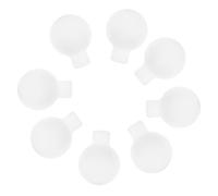 INOOMP Globe Light Bulb Pendant 100Pcs Frosted ABS Plastic Replacement Bulbs for Wedding Home Decorative Hanging String Lights