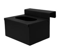 INOOMP Glove Storage Box and Tissue Dispenser in Black, Multi-function Organizer for Kitchen, Bathroom, and Car, Suitable for Disposable Gloves, Face Masks, and Paper Napkins