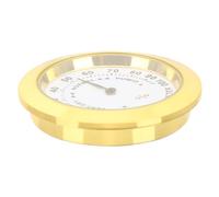 INOOMP Golden Violin Gauge Humidity Measurement Meter Alloy Hygrometer Simple Elegant Design No Battery Required Lightweight Instrument Care