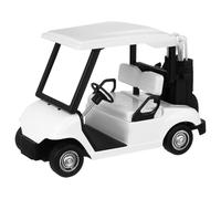 INOOMP Golf Cart Toy Model Mini Golf Cart Desk Decor Themed Party Decorations Decor Collectible Gift Alloy Model for Enthusiasts