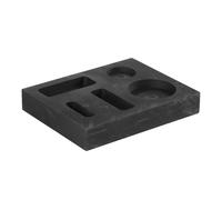 INOOMP Graphite Metal Casting Mold with Multihole Design and Even Smooth Surface, Reliable Graphite Ingot Mould for Melting Gold, Boosting Production Speed in Metal Casting