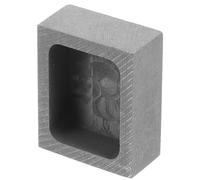 INOOMP Graphite Metal Casting Smelting Mold High Purity Black Ingot Mold Shorten Melting Time for Small Volume Metal Melting and Test Analysis