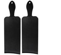 INOOMP Hair Coloring Tool Plastic 2Pcs Large Highlighting Comb Bangs Mask Professional Hairdressing Accessory