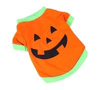 INOOMP Halloween Dog Costume Pumpkin Pet Vest for Dogs and Cats for Halloween Parties Photo Shoots and Special Occasions Comfortable and Design