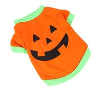 INOOMP Halloween Pet Costume for Dogs Stylish Pumpkin Vest for Parties Photo Shoots and Travel and Comfortable and Stretchy Design for Growing Pets