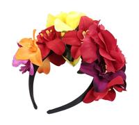 INOOMP Halloween Rose Flower Headband for Women, Comfortable Polyester Headband with Realistic Appearance and Unique Design, Hair Accessory for Halloween Party