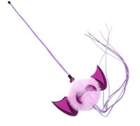 INOOMP Halloween Themed Plush Cat Teaser Stick for Playing Together and Bonding with Your Cats Portable and Abrasion-resistant Interactive Teasing