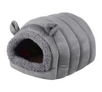 INOOMP Hamster Bed Cute Ears Soft Material Warm Hideout for Animals for Hamsters and Chinchillas Cozy Resting Place