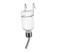 INOOMP Hamster Hanging Water Bottle Feeder PP Plastic Small Animal Automatic Drinking Dispenser Sturdy Hanger Ball Design for Guinea Pig Rabbit Chinchilla Bird Cat Size