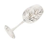 INOOMP Hand Painted Wine Glass Long Stem Wine Glass Crystal Glassware 464Ml Creative Colorful Design Four Seasons Pattern Elegant Goblet for Home Dining and Birthday