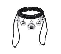 INOOMP Hand Woven Dog Collar Bell Pet Necklace Adjustable Cat Collar Joules Style Uk