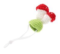 INOOMP Handmade Mini Pet Hat for Small Animals Hamster Costume Accessory Lightweight and Breathable Cap Adorable Mushroom Design for Halloween and Dress-up Events