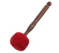 INOOMP Handmade Wooden Singing Bowls Mallet, Practical Buddhism Tool with Comfortable Pu Grip, Easy to Hold, Hard-to-break Stick for Meditation and Chanting
