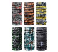 INOOMP Headscarves Stretchable Cycling Breathable Multifunctional on Elastic 5pcs Polyster Headbands and for Winding, Highly Hair Bands for Daily Life Rides Roads Sports