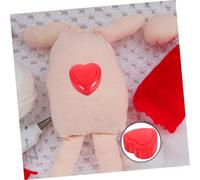 INOOMP Heartbeat Simulator with Gentle Vibrations and Lifelike Sound Battery Operated Soother for Pets to Reduce Anxiety and Promote Relaxing Sleep