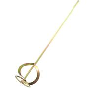 INOOMP Heavy Duty Paint Mixing Rod for Drill Attachments, High Carbon Steel S-Type Threaded Mixer Paddle for Mixing Thick Compounds in Buckets and House Decoration Projects