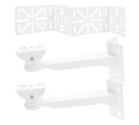 INOOMP Heavy Duty Steel Camera Wall Mount Bracket L-Shaped Extension Support for Dome Security Cameras Corner Wall Mount Adapter with Easy Installation for Home and Business Use