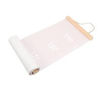 INOOMP Height Measurement Ruler Removable Growth Chart Boy Girl Growth Height Ruler for Nursery Kindergarten and Home from Birth Beyond in Pink Canvas