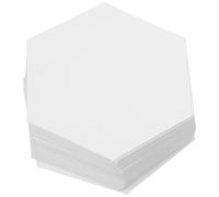 INOOMP Hexagon Paper Piecing Templates 200Pcs 40Mm Patchwork Sewing Patterns for Quilting Projects Accurate Paper Piecing Supplies