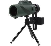 INOOMP High Power Handheld Monocular Telescope 12x50 and Smartphone Adapter with Aluminum Tripod Portable Outdoor Travel Telescope with Nightwatching Low for Wildlife and Hiking