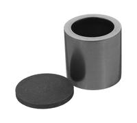 INOOMP High Purity Graphite Crucible for Metal Melting and Laboratory Use Mini Furnace Mold with Lid High Temperature Resistant Smelting Tool for Precious Metals Purification and