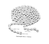 INOOMP High Strength Road Bike Chain for Smooth Shifting Efficient Power Transfer Compatible with Mountain and Racing Bikes