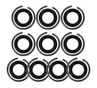 INOOMP Impact Wrench Retaining Ring Clip for Cordless and Pneumatic Wrenches 24 Sets with O-Ring Iron and Rubber Material, Secure Socket Holder and Random Color for Mechanical Assembly