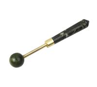 INOOMP Jade Acupoint Massage Hammer Spring, Handheld Manual Back Knock Massager for Neck and Full Body Therapy, Muscle Relaxation Tool for Fatigue Relief