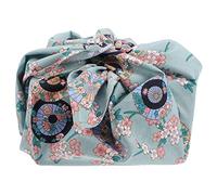INOOMP Japanese Style Meal Wrapping Cloth Decorative Bento Packing Cloth with Cherry Blossom Design for Lunch Boxes Picnics and Soft
