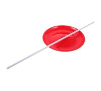 INOOMP Juggling Plate Circus Skills Props Spinning Disc with Sticks for Adults Enhance Performance Circus Shows Engaging Juggling Equipment