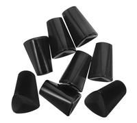 INOOMP Kettle Lid Knobs with Ergonomic Hold 8pcs Bakelite Black and Heat Resistance for Home Teapot Whistle Lid Replacement and Cookware Pan Handles