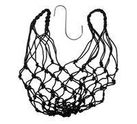 INOOMP Knitting Feeding Mesh Bag and Stainless Steel Hook with Nylon Mesh Easy to Install and Remove for Parrot and Chicken Feeding for Hen and Rooster in Personal Home or Pet Bird