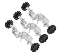 INOOMP Lab Clamp Holder with Dual Screw Structure 3pcs Enhancing Accuracy and Supporting Scientific Research Iron Material for Chemistry Labs and Laboratory Setting
