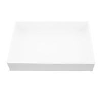 INOOMP Laboratory Plastic Drip Tray - Acid Alkali Resistant Rectangular Chemical Spill-Proof Organizer Tray - Waste Anti-Leakage Instrument Pan For Lab Experiments