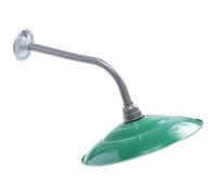 INOOMP Lamp Shade Enamel Wall Lamp Cover Green Protective Decorative Diffuse Lighting Vintage Retro Home Decoration Bedroom