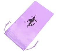 INOOMP Large Capacity Satin Dance Shoe Storage Bag for 1 Pair Lightweight Drawstring Pouch, Stylish and Portable Shoe Organizer for Dance Training and Competitions