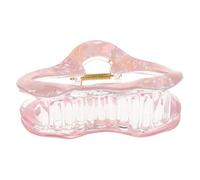 INOOMP Large Lavender Cloud Hair Claw Clip for Women, Plastic and Resin Material, Versatile Use for Parties and Daily Life, Stylish Irregular Shark Jaw Clamp to Make Hairstyles Last