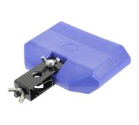 INOOMP Latin Percussion Blue Plastic Cow Bell Drum Accessory Portable Percussion Instrument Suitable for Drum Sets and Musical Education