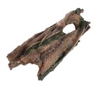 INOOMP Leopard Gecko Hide Resin Tree Trunk Hollow Log, Lizard Tank Hideout with Natural Appearance and Easy Maintenance, Secure Retreat for Snakes and Lizards in Terrariums and Breeding