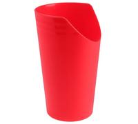 INOOMP Lightweight Plastic Dysphagia Cup Nose Cut Out Large Capacity Unbreakable Drinking Cup for Disabled Adults and Nursing Care Red