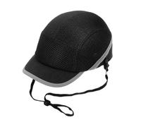 INOOMP Lightweight Ratchet Hard Hat Baseball Cap Style Construction Helmet for Men and Women Breathable Quick Dry Safety Helmet with High Impact Protection Year Work Headgear Black
