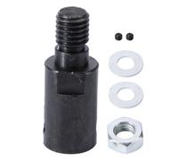 INOOMP M10 5mm Hole Steel Chuck Adapter with Flexible Coupling for Saw Shaft, Removes Stress Between Motor and Driving Components, Suitable for DIY Model Table Saw Spindle