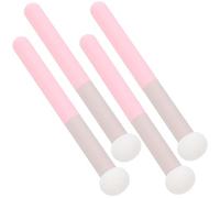 INOOMP Makeup Sponge Concealer Brush Set Portable Beauty Tool Mushroom Head 4pcs Fluffy and Easy to Grip Sponge Applicators for Concealers and Powder Suitable for Every Day Use