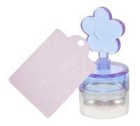 INOOMP Manicure Art Stamper Jelly Nail Stamper Flower Handle Silicone Plastic Removable Stamp Patterns for Friend Who Loves to Do Nail Polish at Home Or Makeup Stores